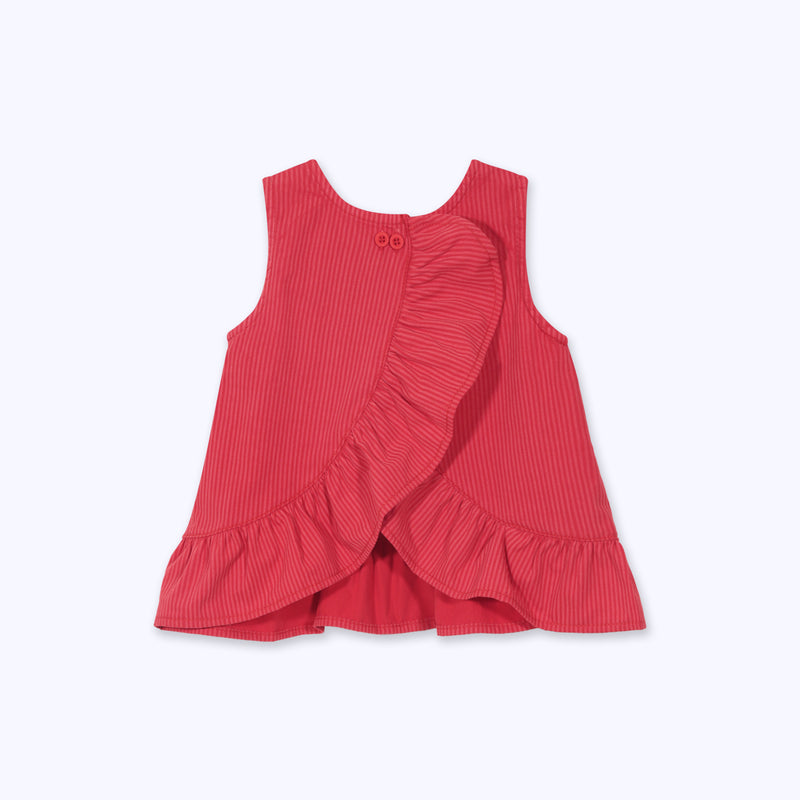 Blusa Camelia roja rayas