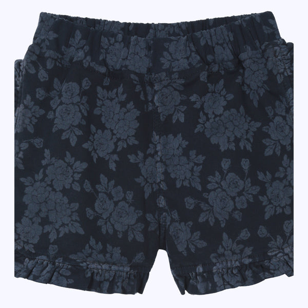 Short vuelitos jeans flores